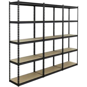 Sealey AP900RCOMBO1 Racking Unit with 5 Shelves 340kg Capacity Per Level - Set of 3 Sealey AP900RCOMBO1 Racking Unit with 5 Shelves 340kg Capacity Per Level - Set of 3