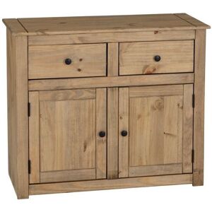 Seconique Panama 2 Door 2 Drawer Pine Sideboard - Natural Wax Finish Seconique Panama 2 Door 2 Drawer Pine Sideboard - Natural Wax Finish