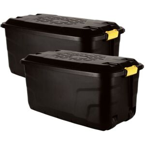 Original Organics - Set of Heavy Duty Storage Wheeled Boxes - Lockable Waterproof Storage 2 x 145 Litres Original Organics - Set of Heavy Duty Storage Wheeled Boxes - Lockable Waterproof Storage 2 x 145 Litres