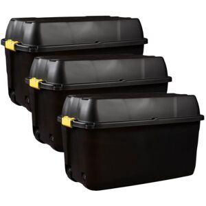 Original Organics - Set of Heavy Duty Storage Wheeled Boxes - Lockable Waterproof Storage 3 x 175 Litres Original Organics - Set of Heavy Duty Storage Wheeled Boxes - Lockable Waterproof Storage 3 x 175 Litres