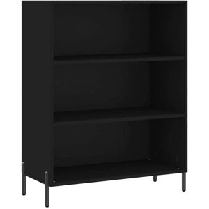 Vidaxl - Shelf Cabinet Black 69.5x32.5x90 cm Engineered Wood Vidaxl - Shelf Cabinet Black 69.5x32.5x90 cm Engineered Wood