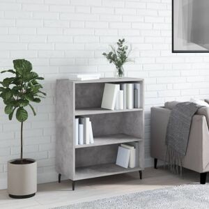 Shelf Cabinet Concrete Grey 69.5x32.5x90 cm Engineered Wood vidaXL Shelf Cabinet Concrete Grey 69.5x32.5x90 cm Engineered Wood vidaXL