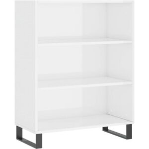 Vidaxl - Shelf Cabinet High Gloss White 69.5x32.5x90 cm Engineered Wood Vidaxl - Shelf Cabinet High Gloss White 69.5x32.5x90 cm Engineered Wood