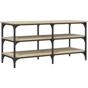 Vidaxl - Shoe Bench Sonoma Oak 100x38.5x49 cm Engineered Wood Vidaxl - Shoe Bench Sonoma Oak 100x38.5x49 cm Engineered Wood