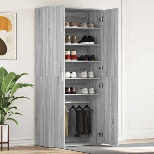 Vidaxl - Shoe Cabinet with Door Grey 80 x 39 x 180 cm Engineered wood Vidaxl - Shoe Cabinet with Door Grey 80 x 39 x 180 cm Engineered wood