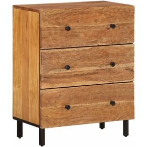 Side Cabinet 60x33x75 cm Solid Wood Acacia vidaXL Side Cabinet 60x33x75 cm Solid Wood Acacia vidaXL