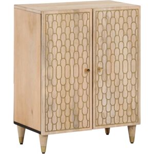 Side Cabinet 60x33x75 cm Solid Wood Mango vidaXL Side Cabinet 60x33x75 cm Solid Wood Mango vidaXL