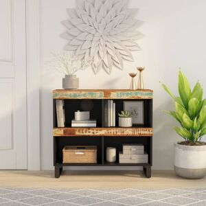 Side Cabinet 85x33x75 cm Solid Wood Reclaimed vidaXL Side Cabinet 85x33x75 cm Solid Wood Reclaimed vidaXL
