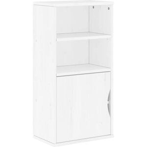 Side Cabinet odda White 40x24x79 cm Solid Wood Pine Vidaxl Side Cabinet odda White 40x24x79 cm Solid Wood Pine Vidaxl