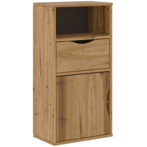 Side Cabinet with Drawer odda 40x24x79 cm Solid Wood Pine Vidaxl Side Cabinet with Drawer odda 40x24x79 cm Solid Wood Pine Vidaxl