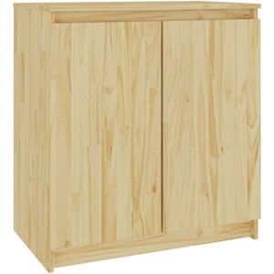 Side Cabinet 60x36x65 cm Solid Wood Pine Vidaxl Side Cabinet 60x36x65 cm Solid Wood Pine Vidaxl