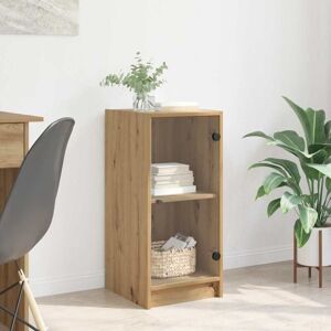 Sideboard Artisan oak 35 x 37 x 76 cm Engineered wood vidaXL Sideboard Artisan oak 35 x 37 x 76 cm Engineered wood vidaXL