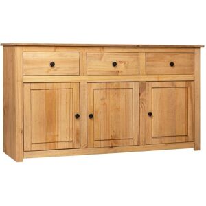 Vidaxl - Sideboard 135x40x80 cm Solid Pinewood Panama Range Vidaxl - Sideboard 135x40x80 cm Solid Pinewood Panama Range