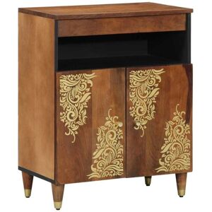 Vidaxl - Sideboard with Shelf Brown 60 x 33.5 x 75 cm Solid Mango wood Vidaxl - Sideboard with Shelf Brown 60 x 33.5 x 75 cm Solid Mango wood