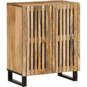Sideboard 60x34x75 cm Solid Wood Rough Mango vidaXL Sideboard 60x34x75 cm Solid Wood Rough Mango vidaXL