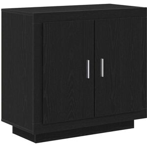 Sideboard Black 80 x 40 x 75 cm Engineered wood Vidaxl Sideboard Black 80 x 40 x 75 cm Engineered wood Vidaxl