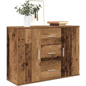 Sideboard Old Wood 90x29.5x65 cm Engineered Wood Vidaxl Sideboard Old Wood 90x29.5x65 cm Engineered Wood Vidaxl