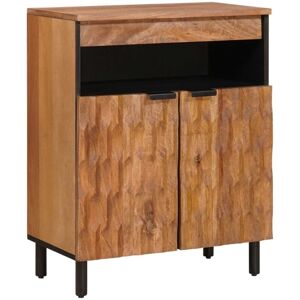 Sideboard Acacia Brown Finish 60 x 33 x 75 cm Solid Mango Wood vidaXL Sideboard Acacia Brown Finish 60 x 33 x 75 cm Solid Mango Wood vidaXL