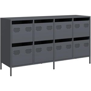 Vidaxl - Sideboard Anthracite 135x39x73.5 cm Cold-rolled Steel Vidaxl - Sideboard Anthracite 135x39x73.5 cm Cold-rolled Steel