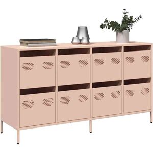 Vidaxl - Sideboard Pink 135x39x73.5 cm Cold-rolled Steel Vidaxl - Sideboard Pink 135x39x73.5 cm Cold-rolled Steel