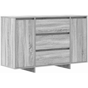 Sideboard Grey sonoma 120 x 41 x 75 cm Engineered wood vidaXL Sideboard Grey sonoma 120 x 41 x 75 cm Engineered wood vidaXL