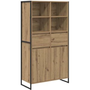 Sideboard 2 pcs Artisian Oak 81 x 36 x 150.5 cm Engineered Wood vidaXL Sideboard 2 pcs Artisian Oak 81 x 36 x 150.5 cm Engineered Wood vidaXL