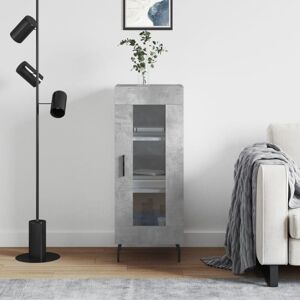 vidaXL Concrete Grey Sideboard 34.5x34x90 cm Engineered Wood vidaXL Concrete Grey Sideboard 34.5x34x90 cm Engineered Wood