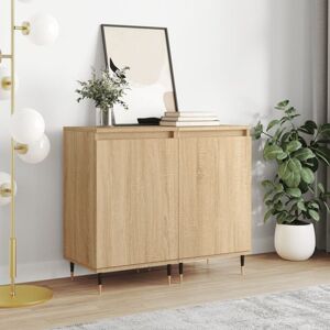 Sideboards 2 pcs Sonoma Oak 40x35x70 cm Engineered Wood Vidaxl Sideboards 2 pcs Sonoma Oak 40x35x70 cm Engineered Wood Vidaxl