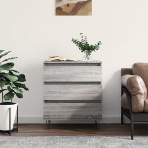 Sideboard Grey Sonoma 60x35x70 cm Engineered Wood Vidaxl Sideboard Grey Sonoma 60x35x70 cm Engineered Wood Vidaxl