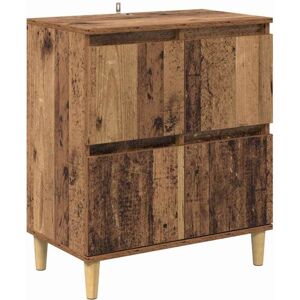 Sideboard Old Wood 60 x 35 x 70 cm Engineered Wood vidaXL Sideboard Old Wood 60 x 35 x 70 cm Engineered Wood vidaXL