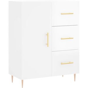 Sideboard High Gloss White 69.5x34x90 cm Engineered Wood vidaXL Sideboard High Gloss White 69.5x34x90 cm Engineered Wood vidaXL