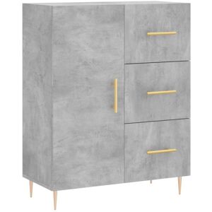 Sideboard Concrete Grey 69.5x34x90 cm Engineered Wood Vidaxl Sideboard Concrete Grey 69.5x34x90 cm Engineered Wood Vidaxl