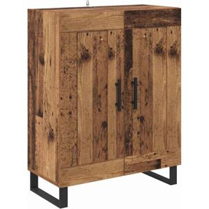 Sideboard Old Wood 69.5 x 34 x 90 cm Engineered Wood and Iron vidaXL Sideboard Old Wood 69.5 x 34 x 90 cm Engineered Wood and Iron vidaXL