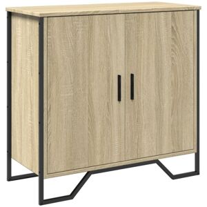 Sideboard Sonoma Oak 78x35.5x74.5 cm Engineered Wood Vidaxl Sideboard Sonoma Oak 78x35.5x74.5 cm Engineered Wood Vidaxl