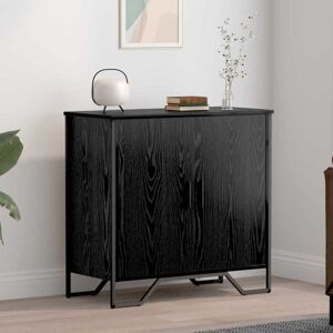 Sideboard Black 78 x 35.5 x 74.5 cm Engineered wood vidaXL Sideboard Black 78 x 35.5 x 74.5 cm Engineered wood vidaXL
