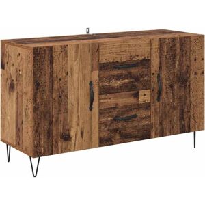 Sideboard with Drawer Old Wood 100 x 36 x 60 cm Engineered Wood vidaXL Sideboard with Drawer Old Wood 100 x 36 x 60 cm Engineered Wood vidaXL