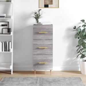 Sideboard Grey Sonoma 34.5x34x90 cm Engineered Wood Vidaxl Sideboard Grey Sonoma 34.5x34x90 cm Engineered Wood Vidaxl