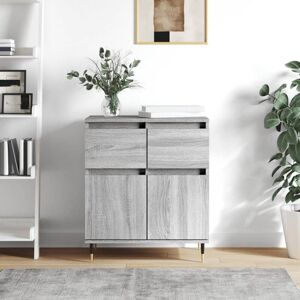 Sideboard Grey Sonoma 60x35x70 cm Engineered Wood Vidaxl Sideboard Grey Sonoma 60x35x70 cm Engineered Wood Vidaxl