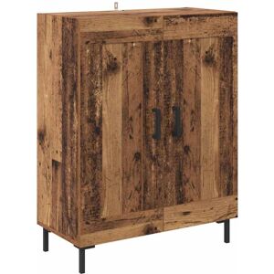 Sideboard Old Wood 69.5 x 34 x 90 cm Engineered Wood and Iron vidaXL Sideboard Old Wood 69.5 x 34 x 90 cm Engineered Wood and Iron vidaXL