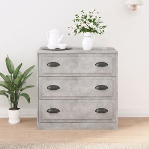Sideboard Concrete Grey 70x35.5x67.5 cm Engineered Wood Vidaxl Sideboard Concrete Grey 70x35.5x67.5 cm Engineered Wood Vidaxl