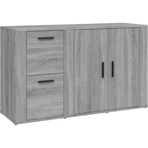 Sideboard Grey Sonoma 100x33x59.5 cm Engineered Wood Vidaxl Sideboard Grey Sonoma 100x33x59.5 cm Engineered Wood Vidaxl