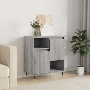 Sideboard Grey Sonoma 60x35x70 cm Engineered Wood Vidaxl Sideboard Grey Sonoma 60x35x70 cm Engineered Wood Vidaxl