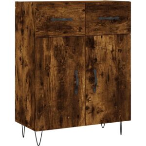 Sideboard Smoked Oak 69.5x34x90 cm Engineered Wood Vidaxl Sideboard Smoked Oak 69.5x34x90 cm Engineered Wood Vidaxl