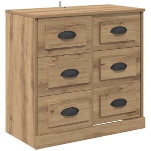 Sideboard Artisan Oak 70 x 35.5 x 67.5 cm Engineered Wood vidaXL Sideboard Artisan Oak 70 x 35.5 x 67.5 cm Engineered Wood vidaXL