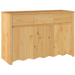 Sideboard Brown 114 x 43 x 75.5 cm Solid Pine wood Vidaxl Sideboard Brown 114 x 43 x 75.5 cm Solid Pine wood Vidaxl