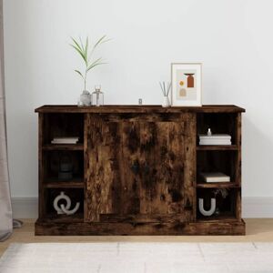 Sideboard Smoked Oak 100x35.5x60 cm Engineered Wood Vidaxl Sideboard Smoked Oak 100x35.5x60 cm Engineered Wood Vidaxl