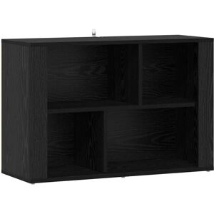 Sideboard Black Oak 80 x 30 x 53 cm Engineered Wood vidaXL Sideboard Black Oak 80 x 30 x 53 cm Engineered Wood vidaXL