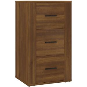 vidaXL Brown Oak Sideboard - 40x33x70 cm Engineered Wood Furniture vidaXL Brown Oak Sideboard - 40x33x70 cm Engineered Wood Furniture