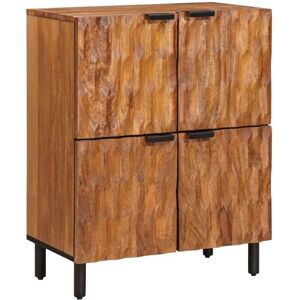 Sideboard Acacia Brown Finish 60 x 33 x 75 cm Solid Mango Wood vidaXL Sideboard Acacia Brown Finish 60 x 33 x 75 cm Solid Mango Wood vidaXL