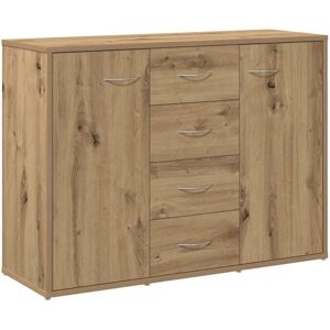 Sideboard Artisan Oak 88x30x64 cm Engineered Wood Vidaxl Sideboard Artisan Oak 88x30x64 cm Engineered Wood Vidaxl